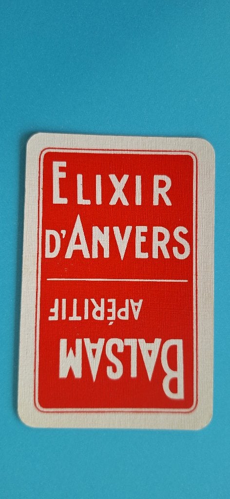 Carte à jouer Elixir d'Anvers Bal & Co_Antwerpen_8, Enlèvement ou Envoi, Utilisé, Carte(s) à jouer
