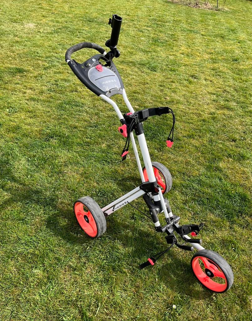 Chariot de golf INESIS 3 roues, Sports & Fitness, Golf, Enlèvement, Utilisé, Voiturette de golf