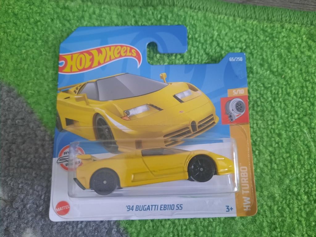 Hot Wheels gele Bugatti, Ophalen of Verzenden