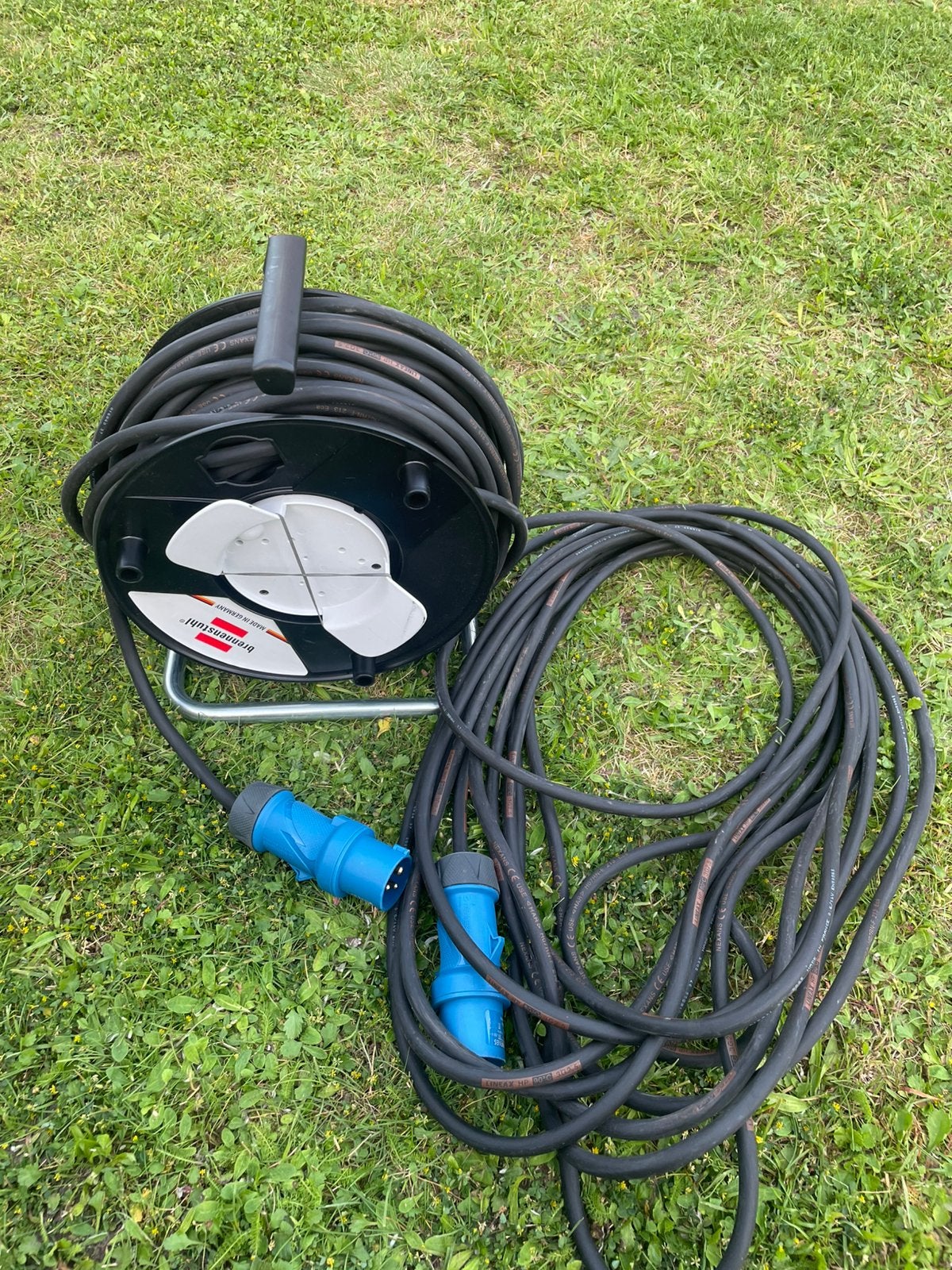 Cee kabelhaspel 50m 2,5mm kabeldikte, Ophalen, Zo goed als nieuw