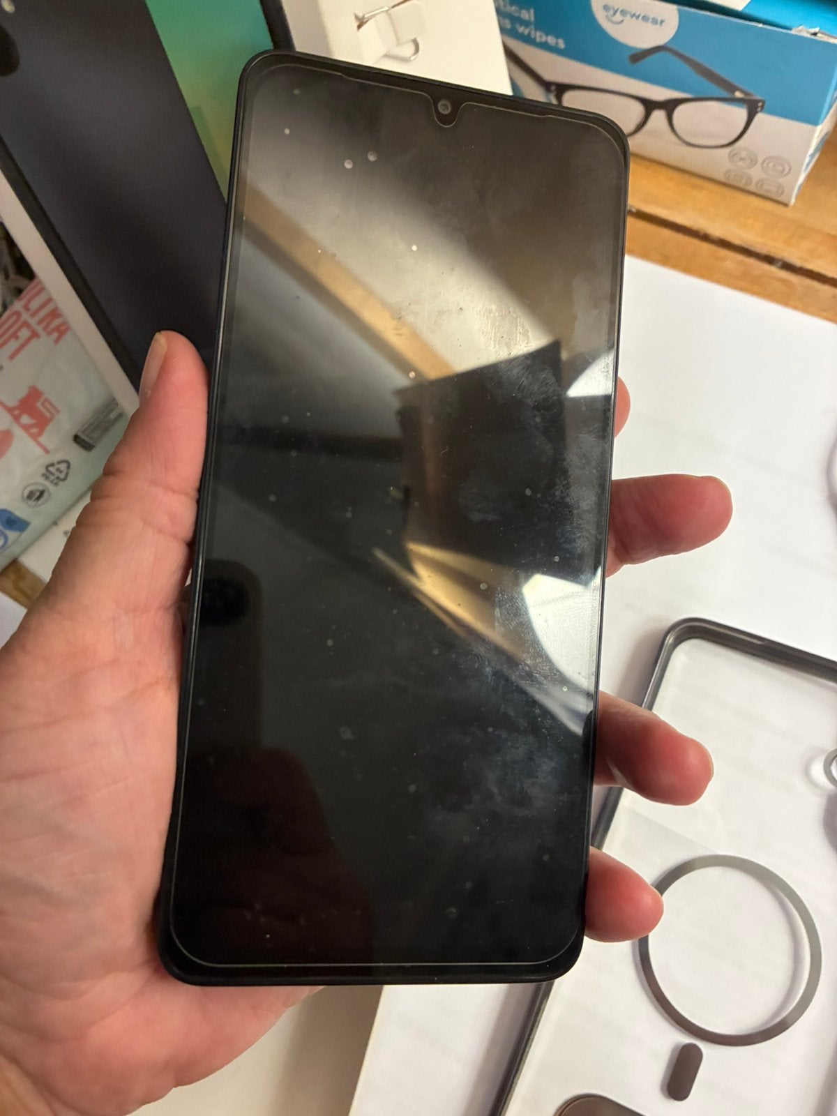 Gsm samsung A06 128gb neufcoque et protection ecran déjà mis, Télécoms, Enlèvement, Neuf