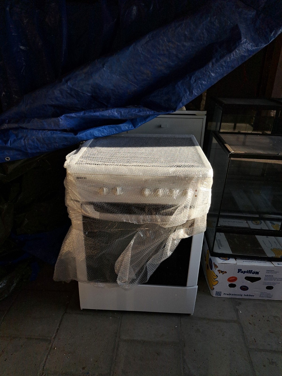 Elektrisch kookfornuis Beko, Ophalen, Zo goed als nieuw, Elektrisch, 4 kookzones