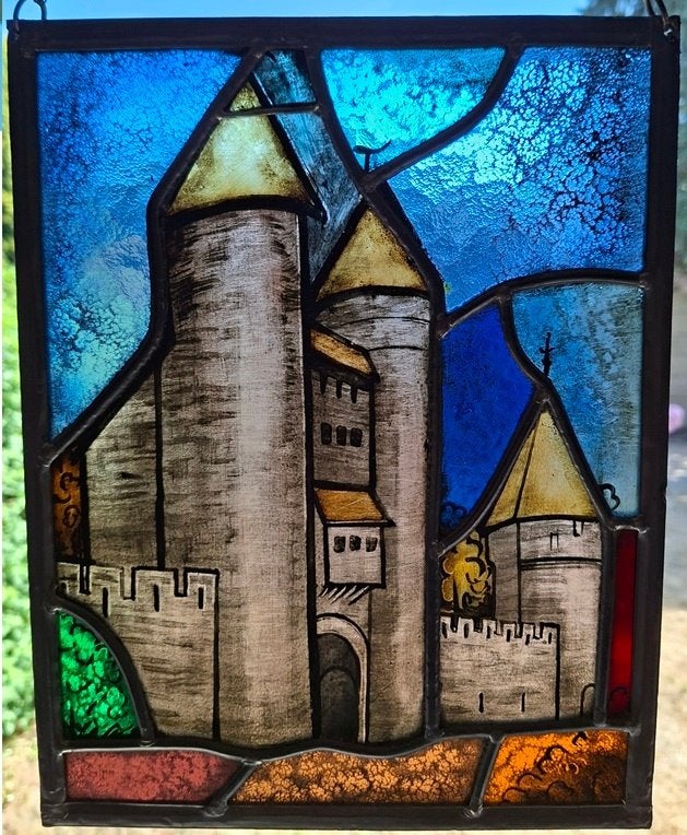 Glas-in-lood raampaneel Helpoort Maastricht - Hubert Felix, Ophalen of Verzenden