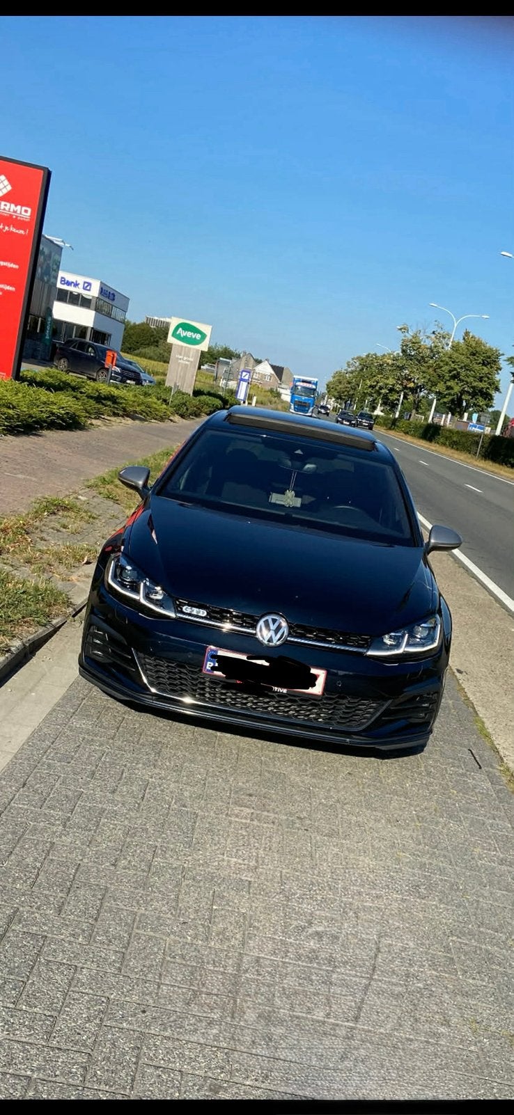 Volkswagen golf 7,5 Gtd, Auto's, Automaat, Blauw, Diesel, Achteruitrijcamera