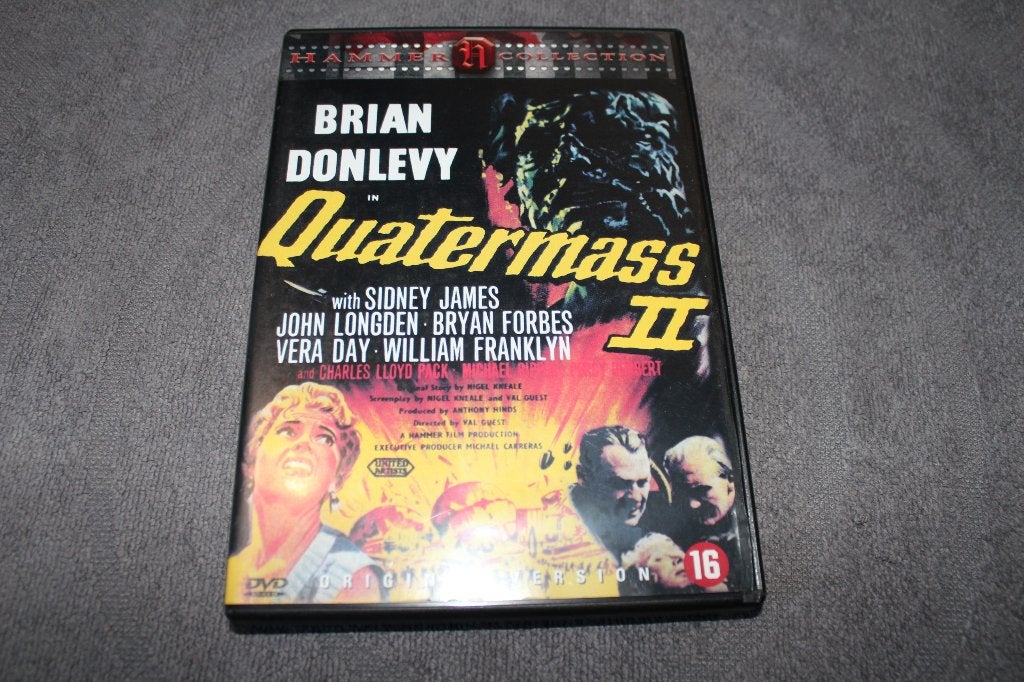 DVD Quatermass 2, CD & DVD, Enlèvement ou Envoi, Anglais, Néerlandais, Autres genres