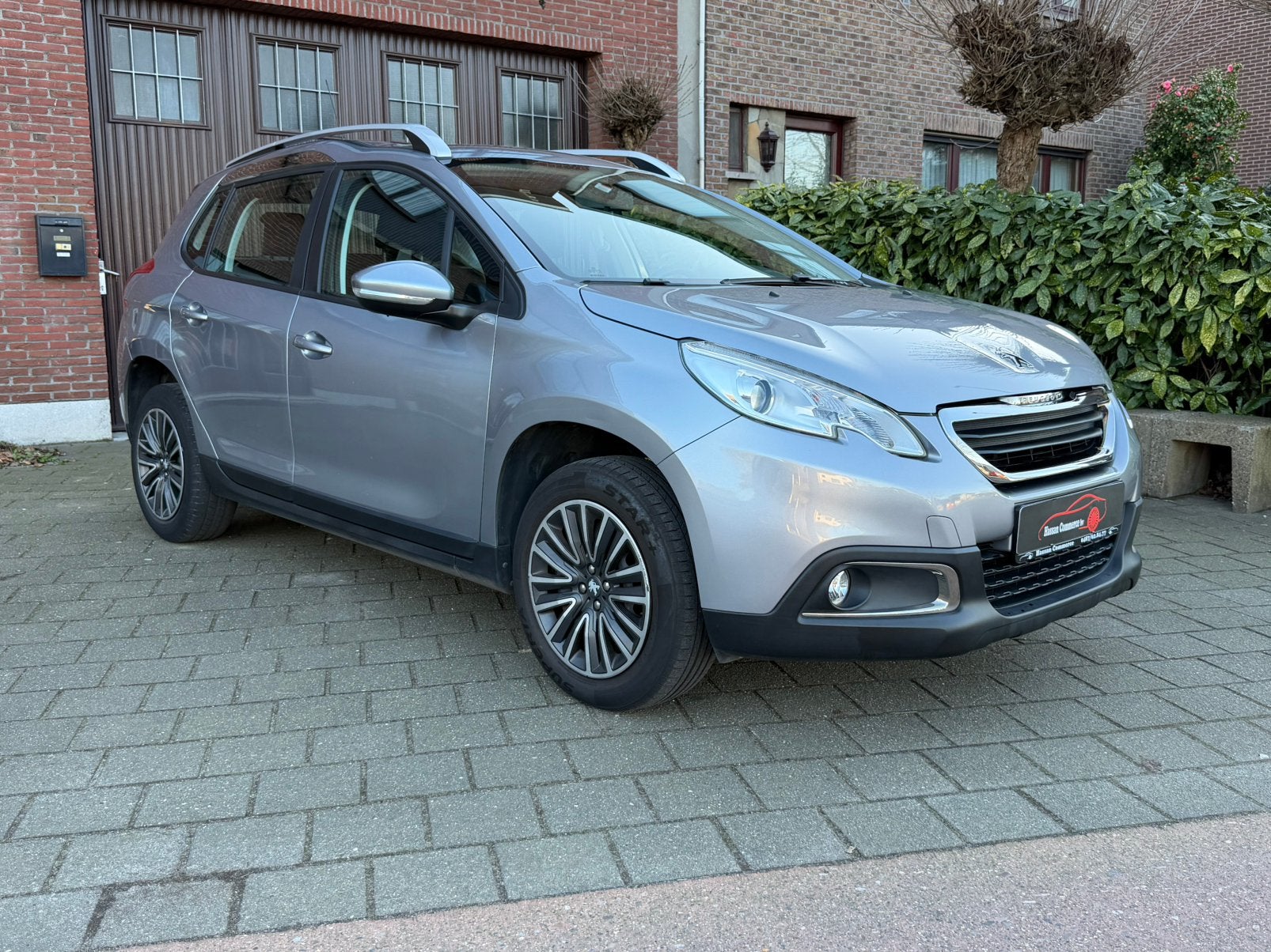 Peugeot 2008 1.2i 55.000Km 2016 Gps*Cruise Con 12m Garantie, Autos, Argent ou Gris, Achat, Euro 6, Entreprise