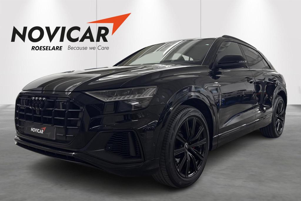 Audi Q8 3.0 60 TFSI e quattro tiptronic Comp, Auto's, Automaat, Gebruikt, Zwart, Q8