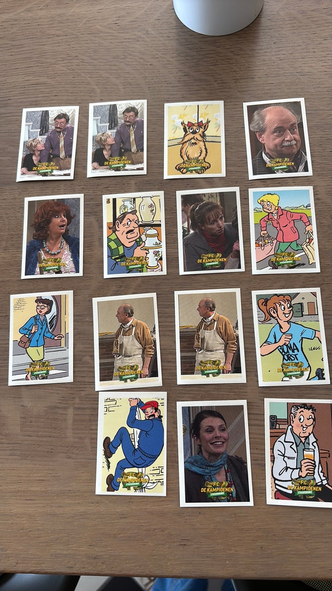 15 stickers FC De Kampioenen, Collections, Enlèvement ou Envoi, Neuf