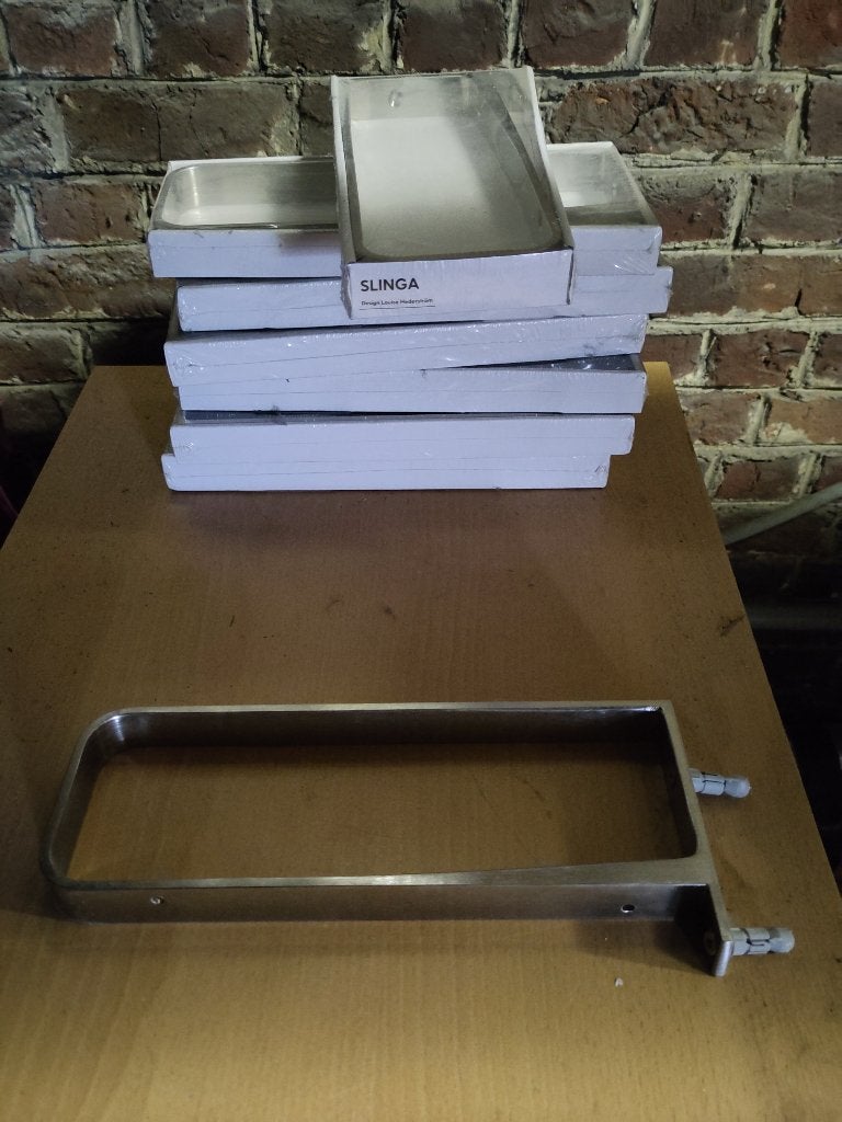Lot de supports étagère inox Ikea Slinga (8 pièces), Maison & Meubles, Accessoires pour la Maison | Étagères, Enlèvement, Comme neuf