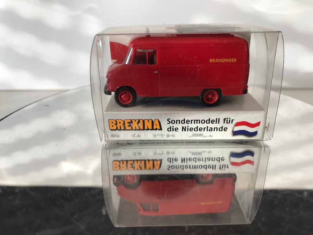 BRANDWEER NL - OPEL BLITZ - BREKINA - 1:87, Verzenden, Nieuw, Bus of Vrachtwagen, Brekina