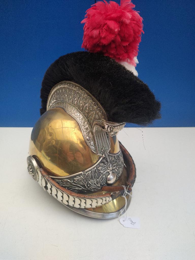 # 90 Franse Gendarme te voet helm mod 1912, Collections, Objets militaires | Général, Envoi