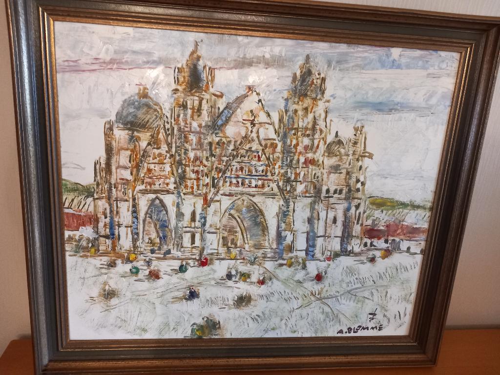 Schilderij Alfons Blomme kathedraal, Enlèvement