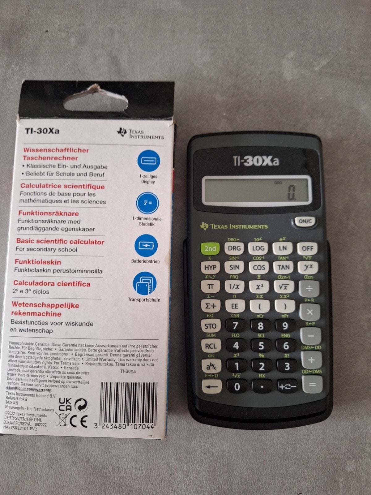 calculatrice scientifique, Enlèvement