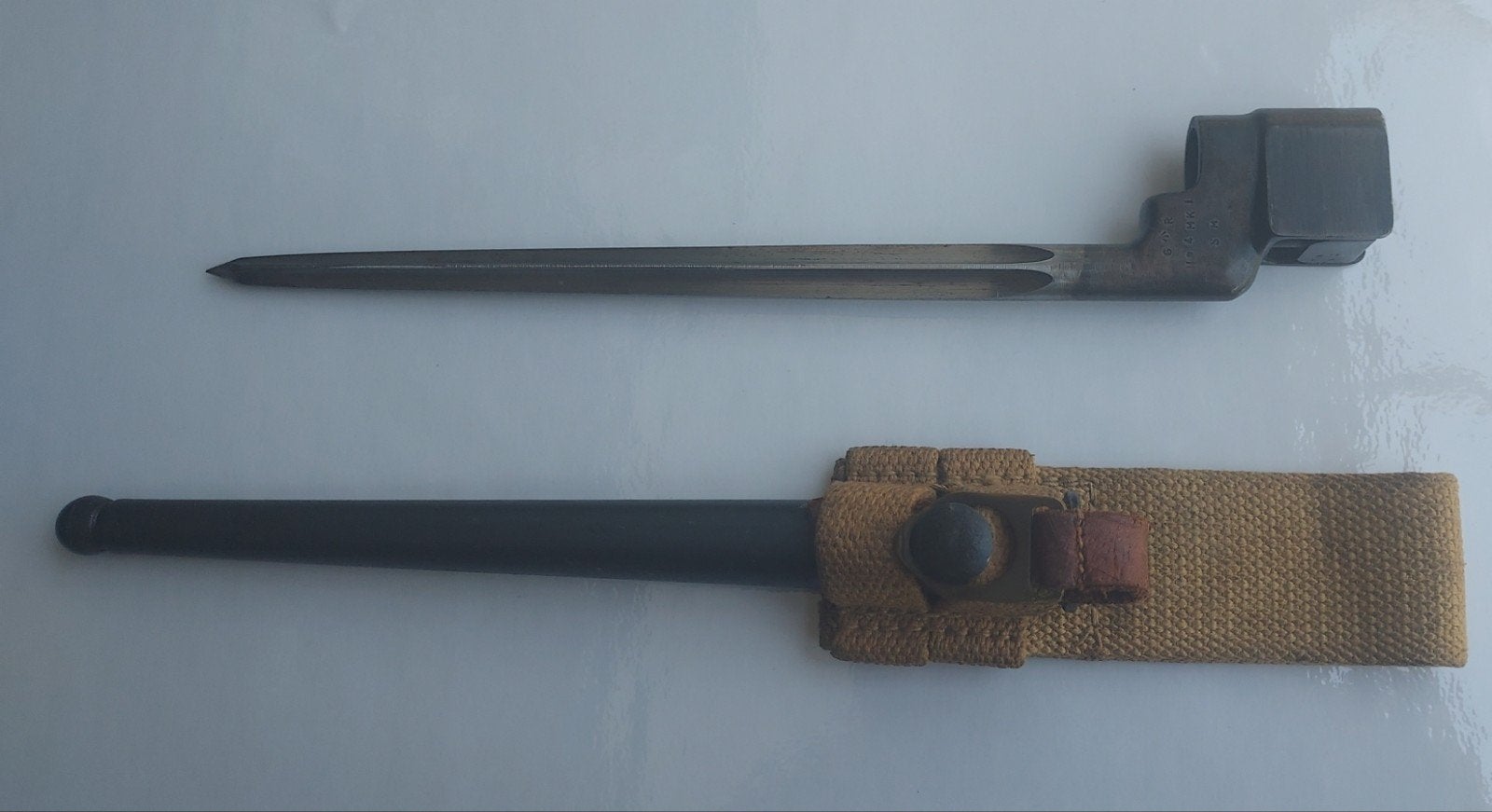 BAÏONNETTE  GB N4 MK1 A LAME CRUCIFORME - WW2 -, Enlèvement ou Envoi