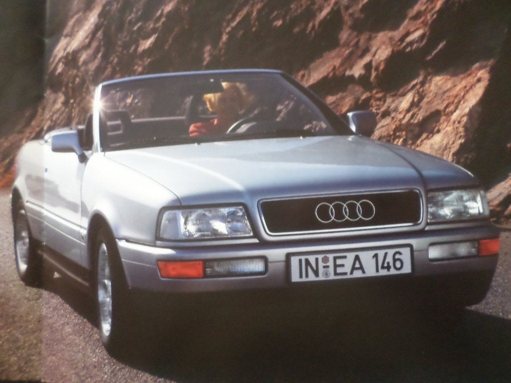 Audi Cabriolet Brochure, Boeken, Auto's | Folders en Tijdschriften, Ophalen of Verzenden, Audi