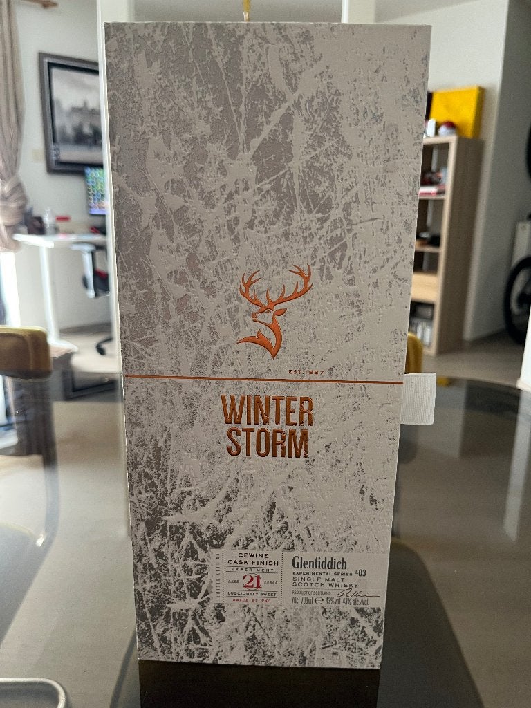 Glenfiddich Winter Storm, Verzamelen, Overige gebieden, Overige typen, Ophalen of Verzenden, Zo goed als nieuw