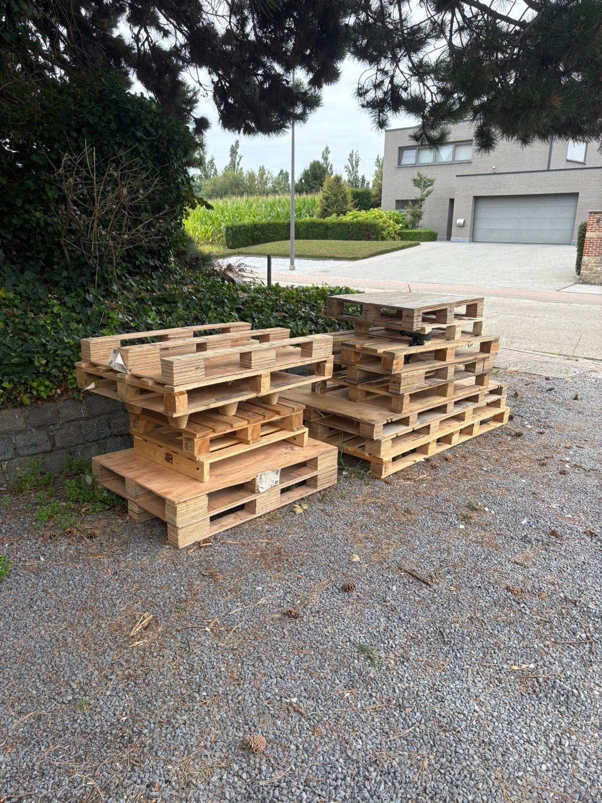 Gratis paletten, Doe-het-zelf en Bouw, Hout en Planken, Ophalen, Gebruikt