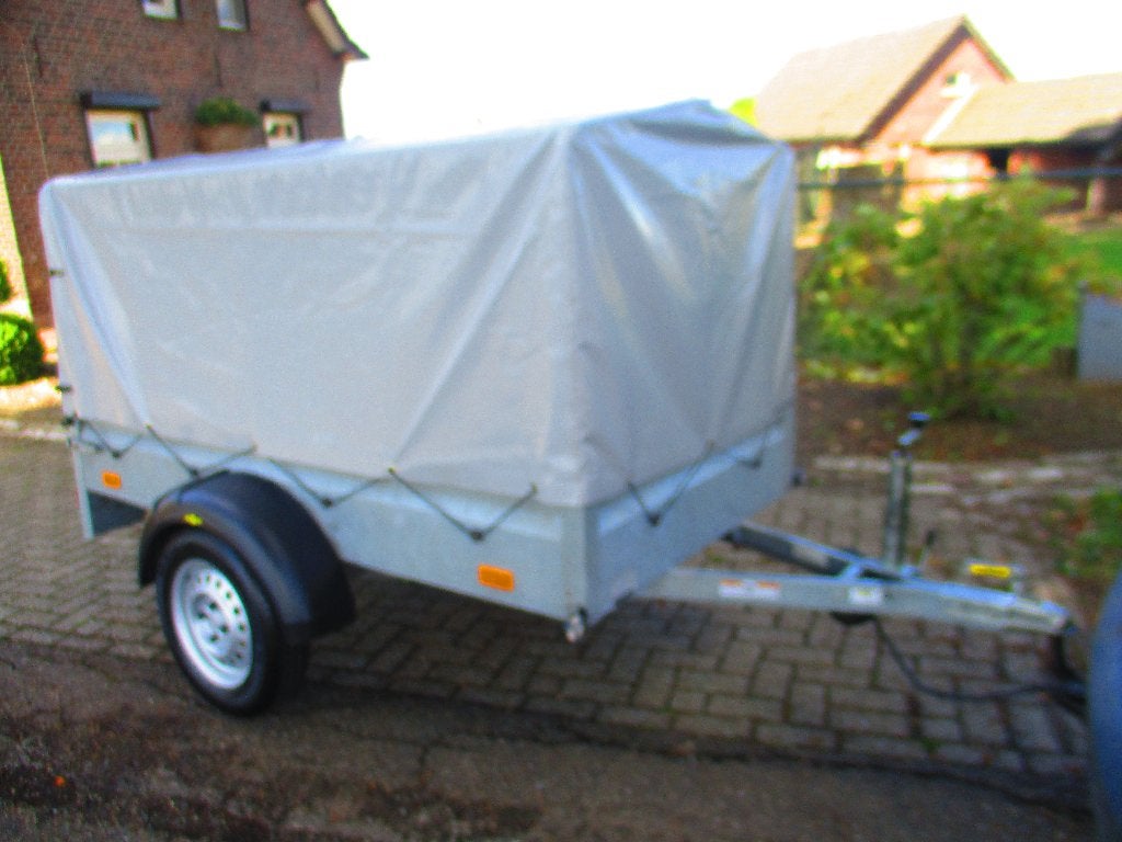 Nette huif aanhanger aanhangwagen met huif gesloten., Enlèvement ou Envoi, Comme neuf