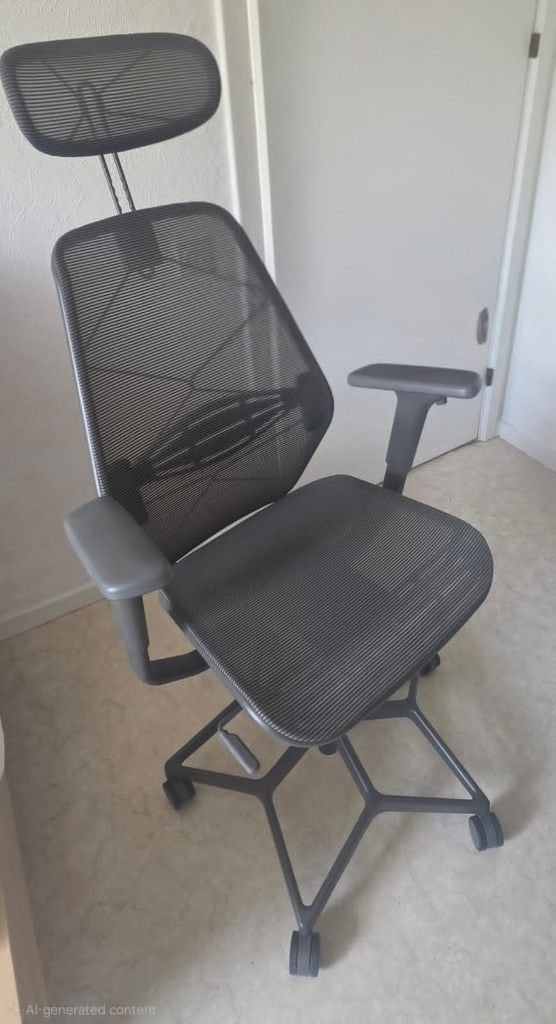Gaming Chair STYRSPEL IKEA - almost new!, Maison & Meubles, Chaises de bureau, Gris, Comme neuf, Enlèvement, Ergonomique