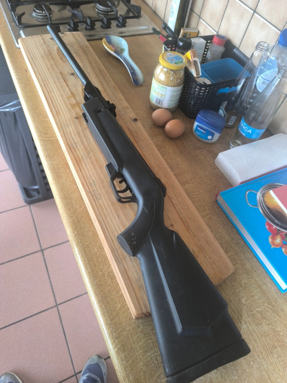 Gamo luchtbuks, Ophalen