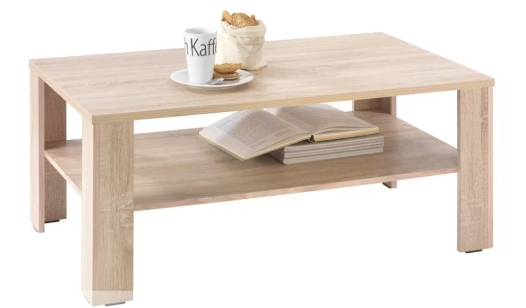 Table basse couleur chêne, Maison & Meubles, 100 à 150 cm, Chêne, Comme neuf, Enlèvement