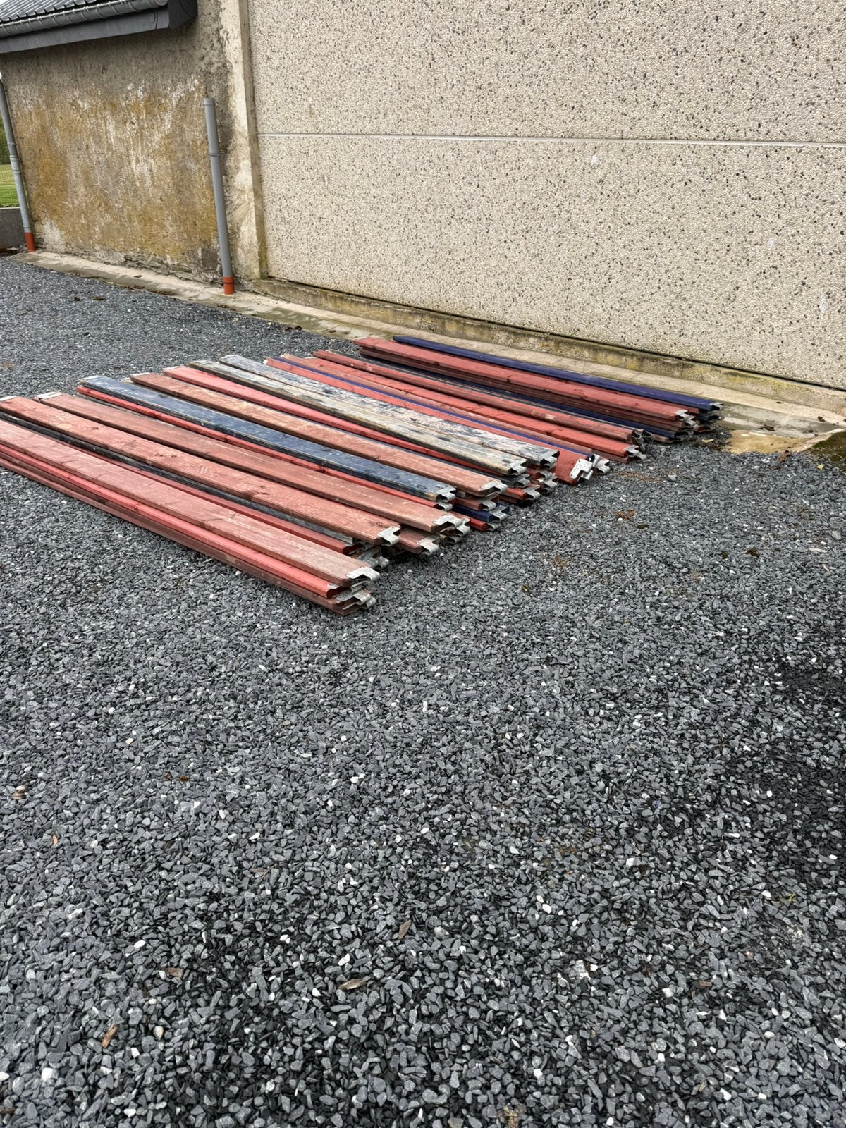 Échafaudage, Doe-het-zelf en Bouw, Ophalen, Gebruikt
