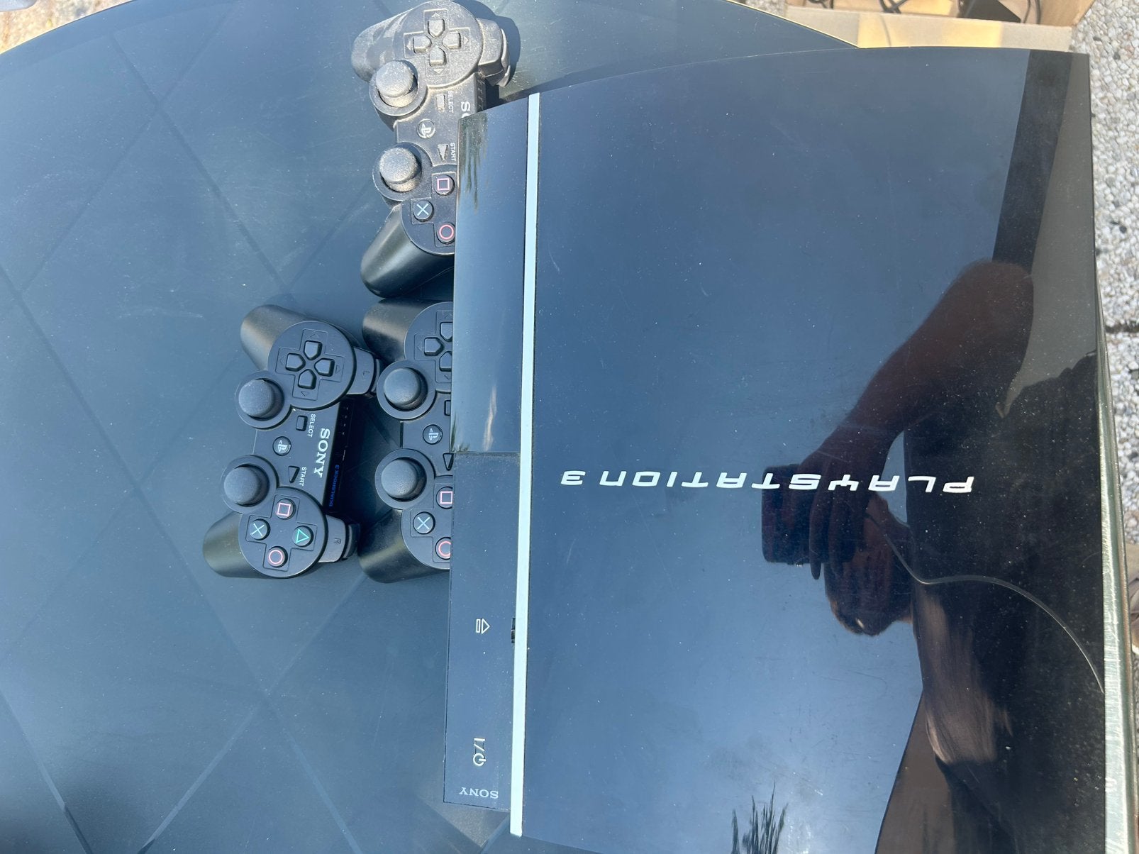 Playstation 3 met 3 controllers, Games en Spelcomputers, Spelcomputers | Sony PlayStation 3, Ophalen, Zo goed als nieuw