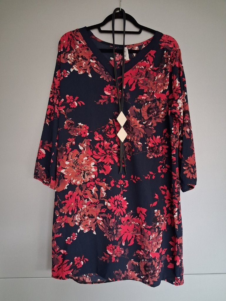 Miss Etam Zomerjurk XL - Zo goed als nieuw!, Kleding | Dames, Overige kleuren, Maat 46/48 (XL) of groter, Nieuw, Ophalen of Verzenden