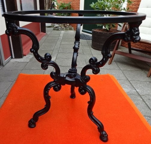 Gietijzeren tafel, tafels, salontafel, Ophalen of Verzenden, Nieuw, Glas