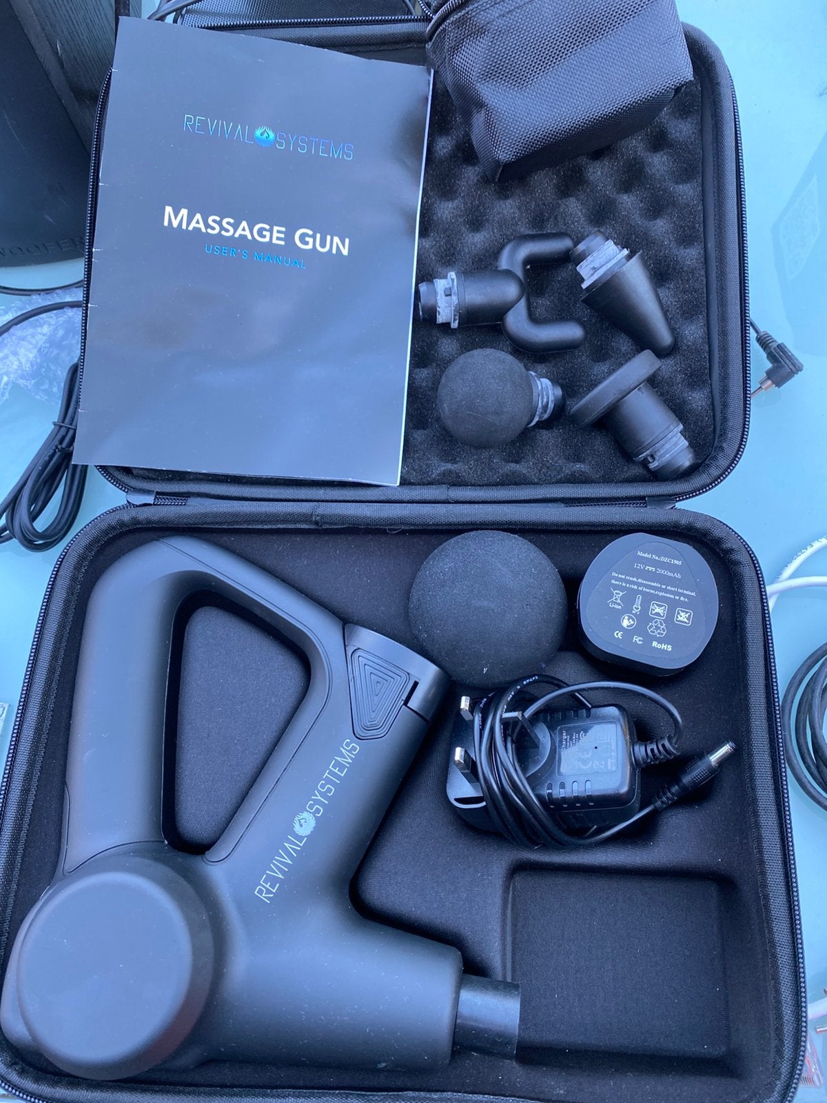 Massage gun van revival system, Sport en Fitness, Massageproducten, Ophalen, Zo goed als nieuw