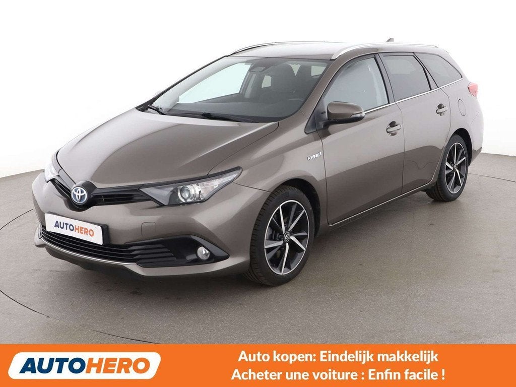 Toyota Auris 1.8 Hybrid Active (bj 2018, automaat), Auto's, Stof, Gebruikt, Zwart, 136 pk