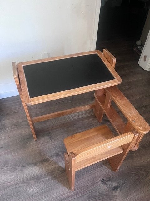 Krijtbord/tekentafel kind opplooibaar, Kinderen en Baby's, Ophalen, Gebruikt, Tafel(s)