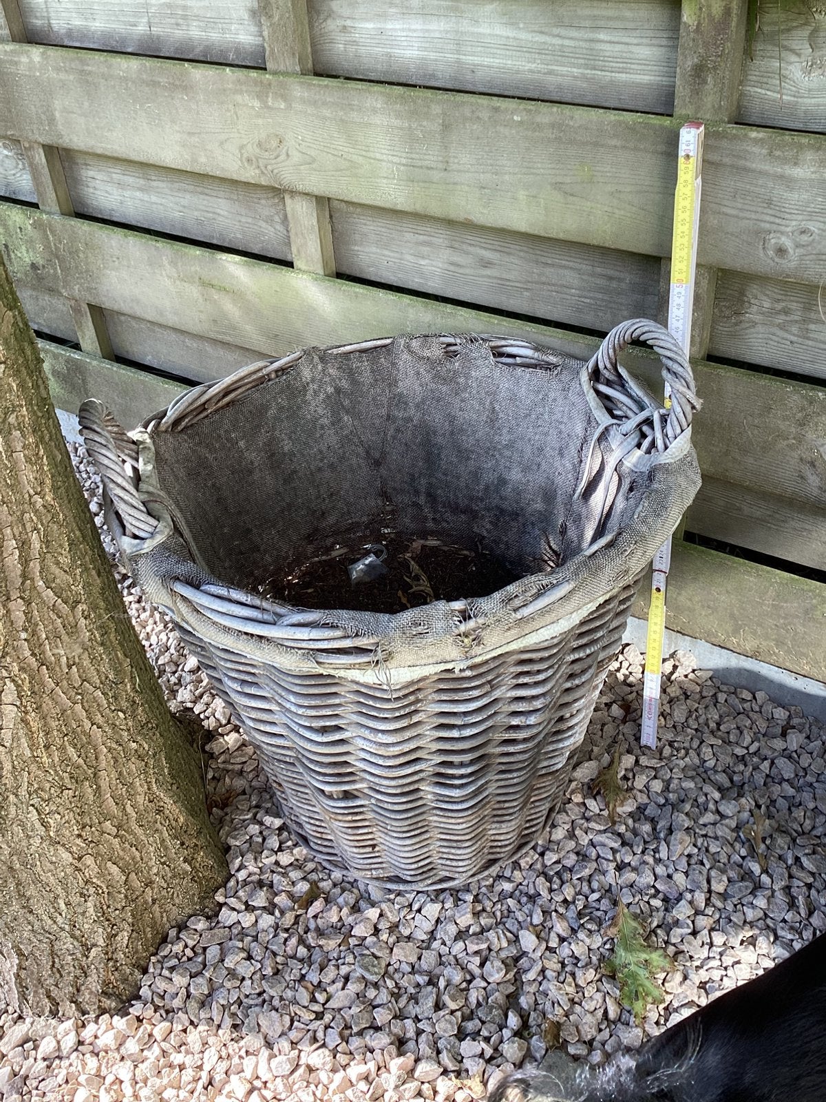 Rieten mand, Tuin en Terras, Ophalen, Zo goed als nieuw