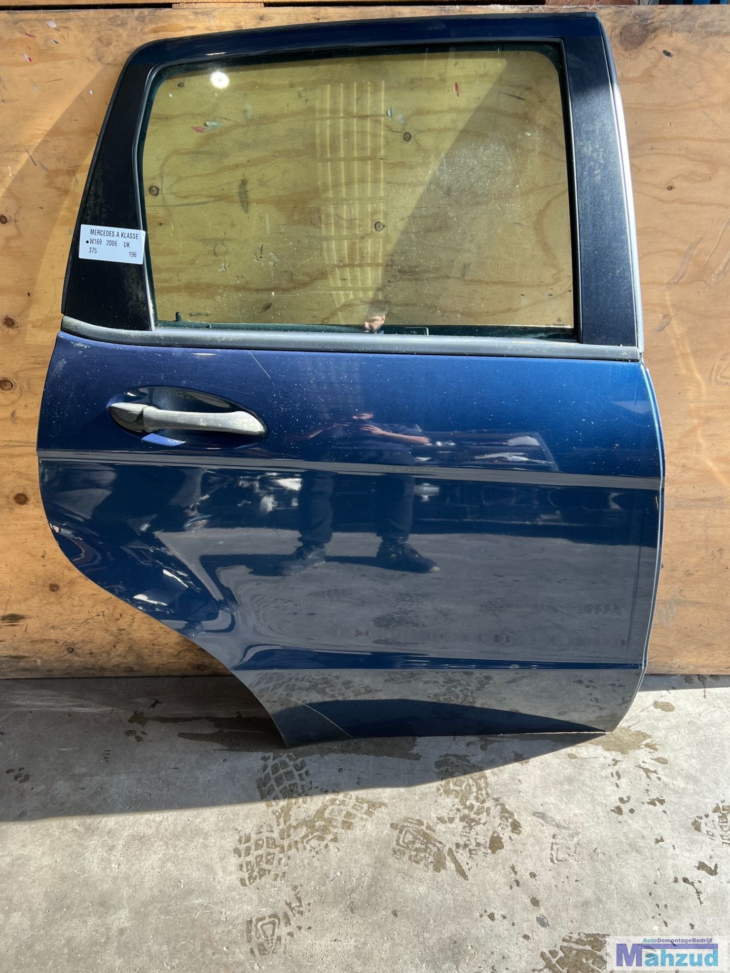 MERCEDES A KLASSE W169 Blauw 375 Rechts achter deur 2004-201, Gebruikt, Mercedes-Benz AG, Deur, Mercedes-Benz