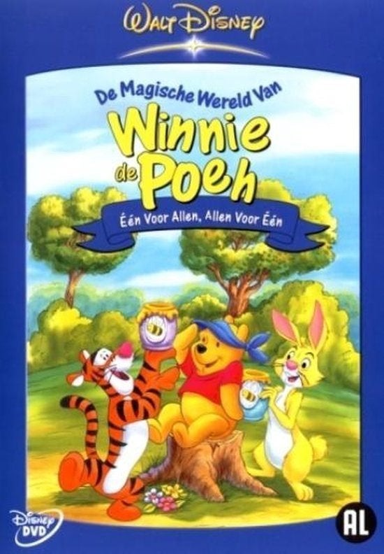 Disney dvd - Winnie de Poeh - een voor allen, allen voor een, Cd's en Dvd's, Ophalen of Verzenden