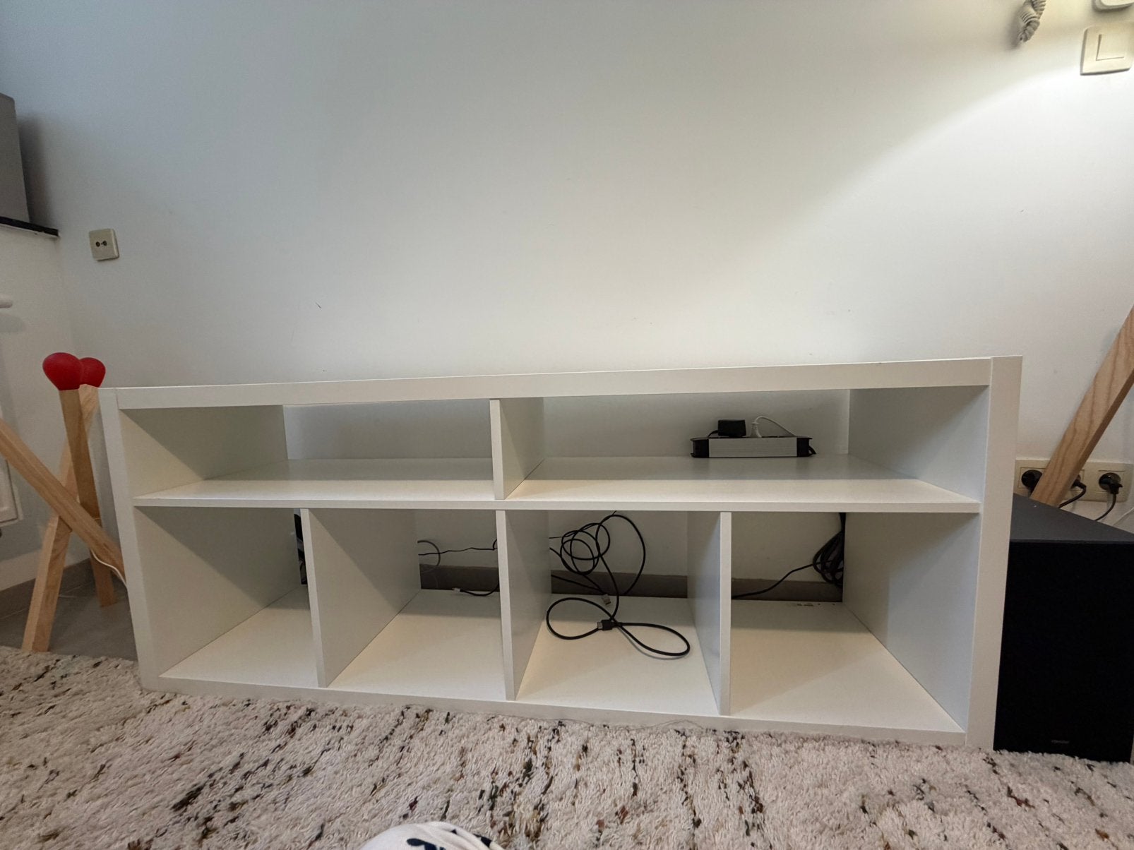 Meuble tv kallax, Maison & Meubles, 25 à 50 cm, Moins de 100 cm, Comme neuf, Enlèvement