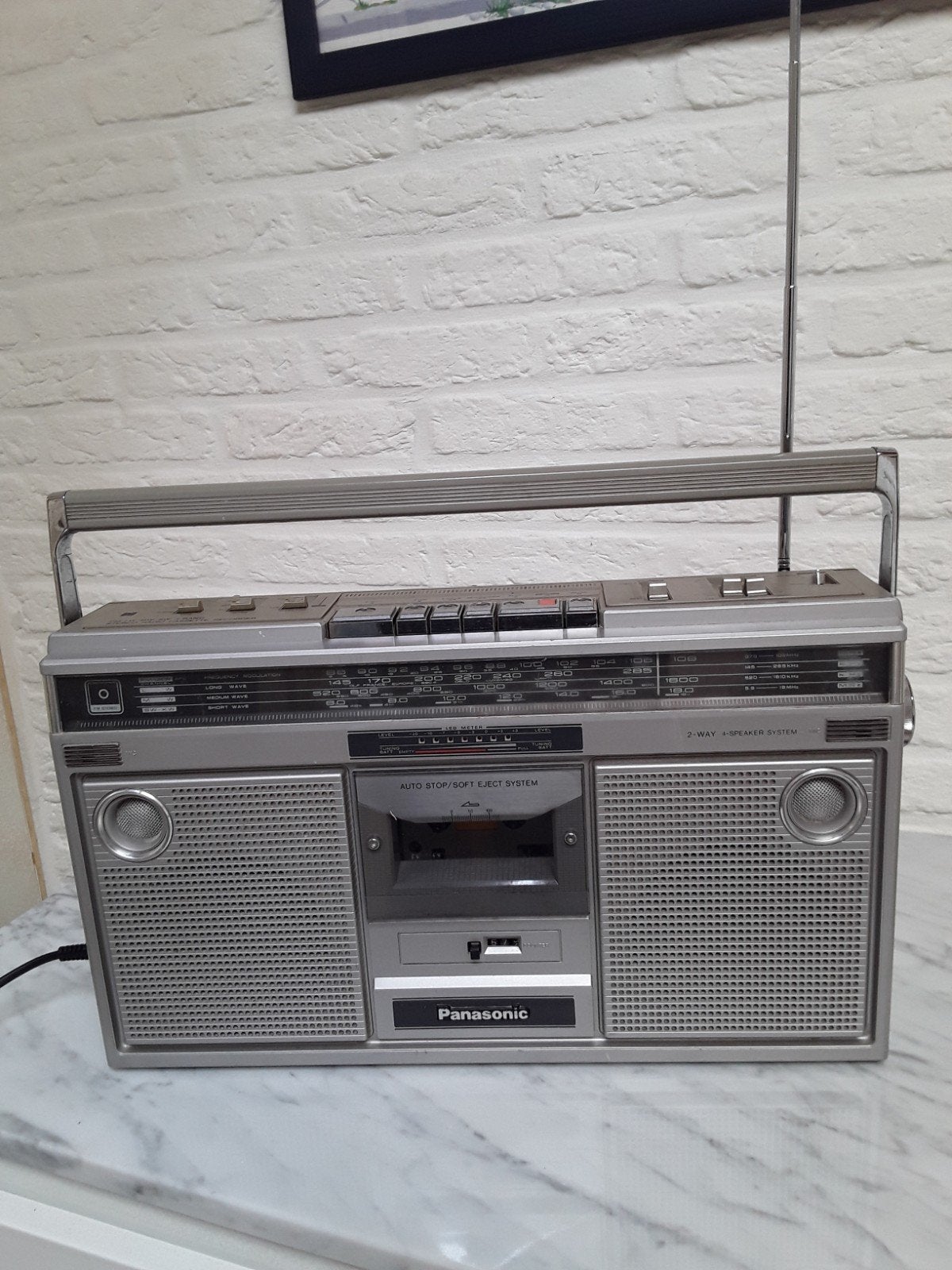 Vintage boombox ,,PANASONIC,,, Enlèvement, Radio
