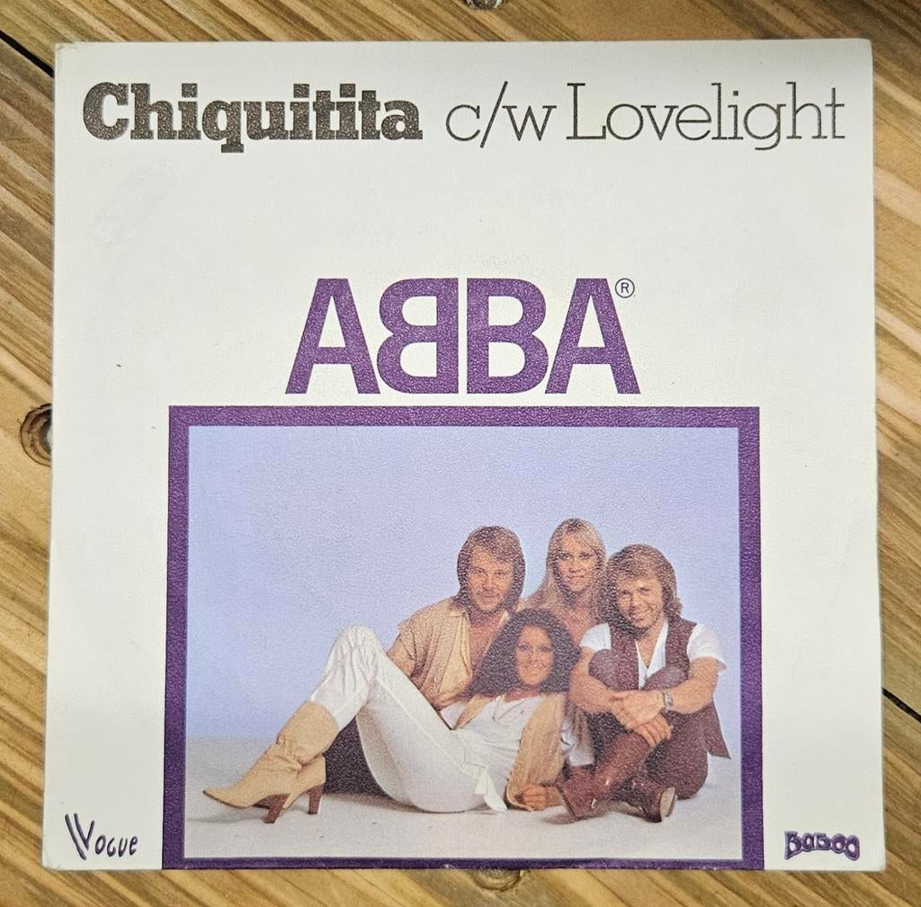 ABBA vinyl single Chiquitita
Mooie, originele v, Ophalen of Verzenden, Single