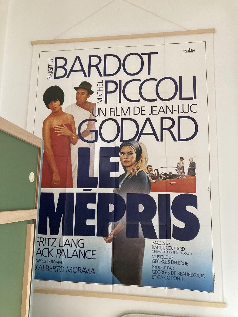 Le Mépris Brigitte Bardot Affiche Poster, Antiek en Kunst, Ophalen