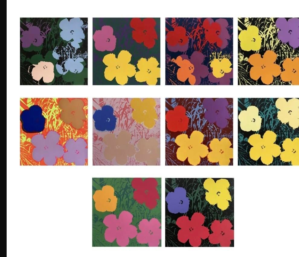 Andy warhol flowers, Antiek en Kunst, Ophalen of Verzenden