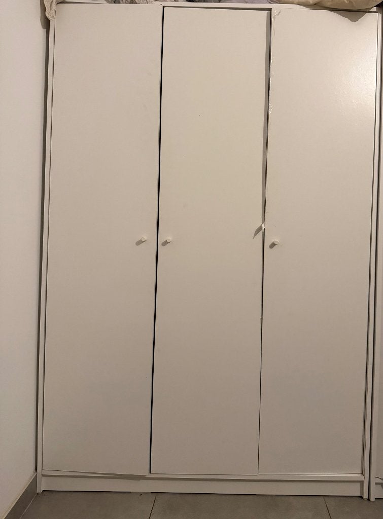 Armoire 3 porte, Ophalen, Overige materialen, Gebruikt, 100 tot 150 cm