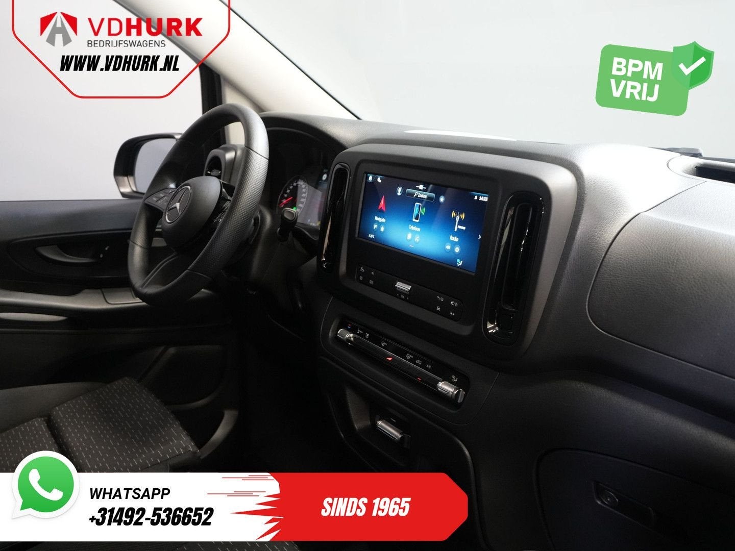 Mercedes-Benz Vito 116 CDI Aut. L3 DC Dubbel Cabine BPM VRIJ, Automaat, Parkeersensor, Mercedes-Benz, Bedrijf