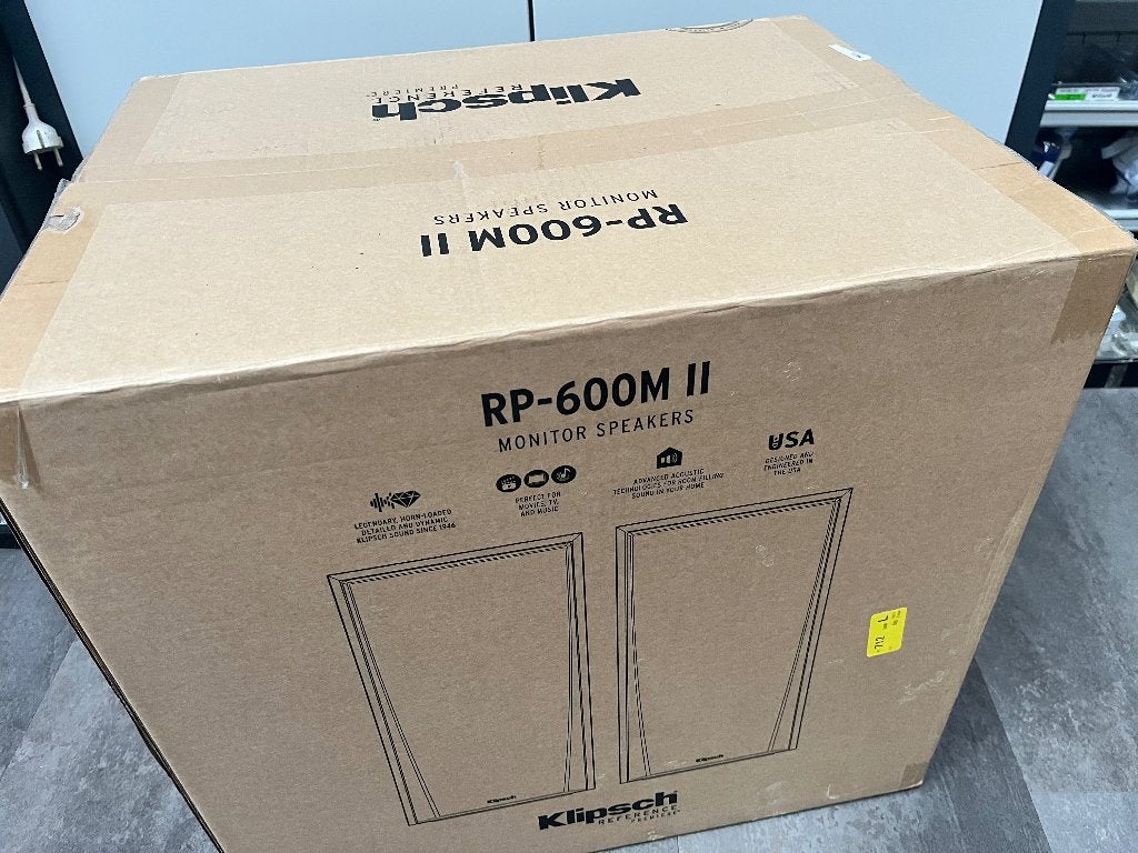 Klipsch RP-600M boekenplank luidsprekers, Audio, Tv en Foto, Luidsprekerboxen, Ophalen of Verzenden, Nieuw