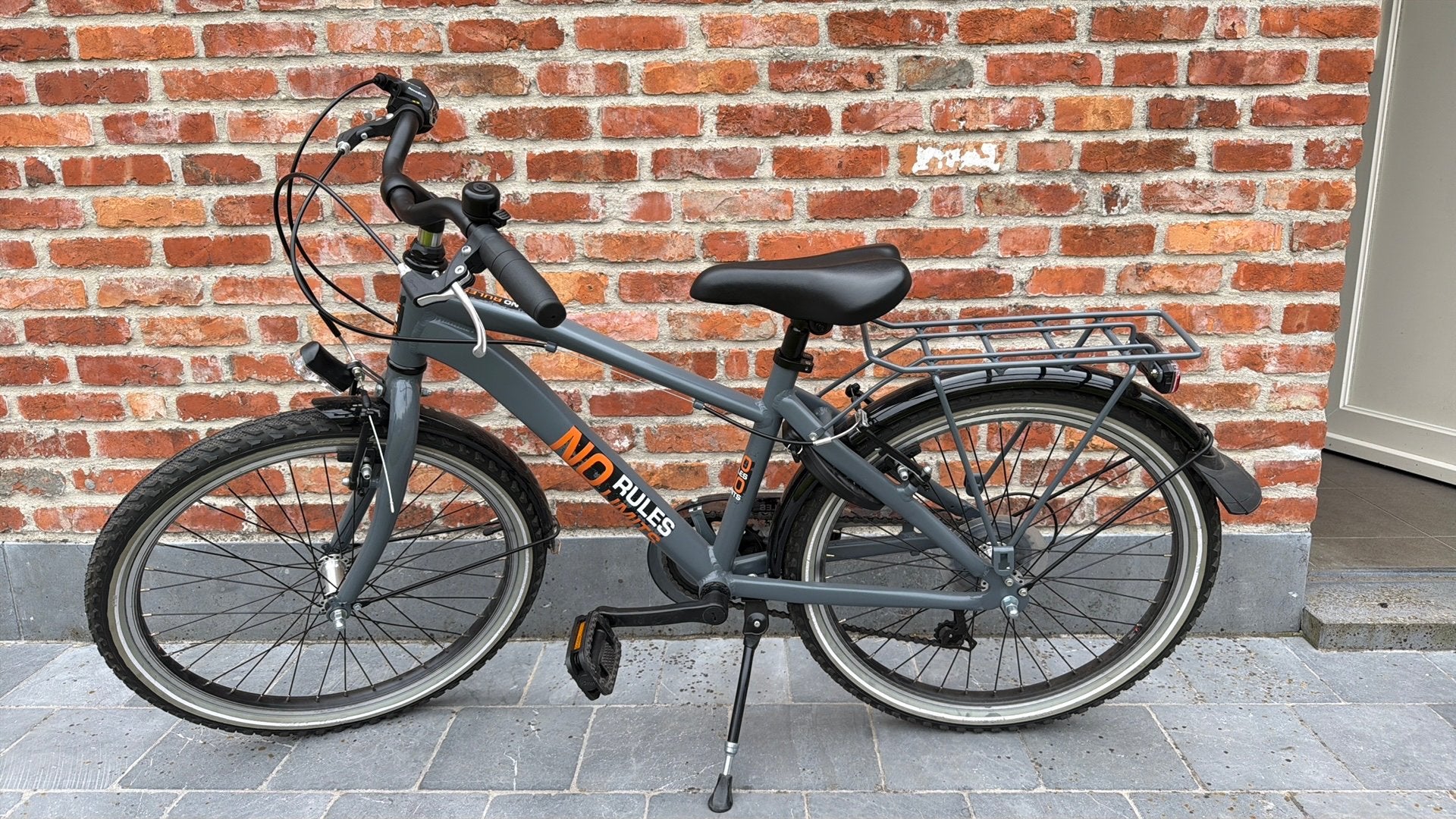 Kinderfiets 22 inch Bike fun no rules 6 versnellingen, Fietsen en Brommers, Fietsen | Jongens, Ophalen, Zo goed als nieuw, 24 inch