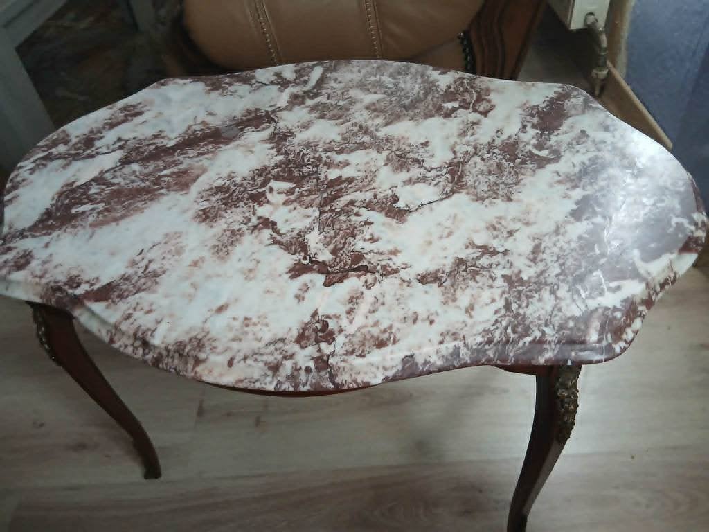 Table Basse impeccable année 50, Maison & Meubles, Ancien, 50 à 100 cm, Comme neuf, Enlèvement