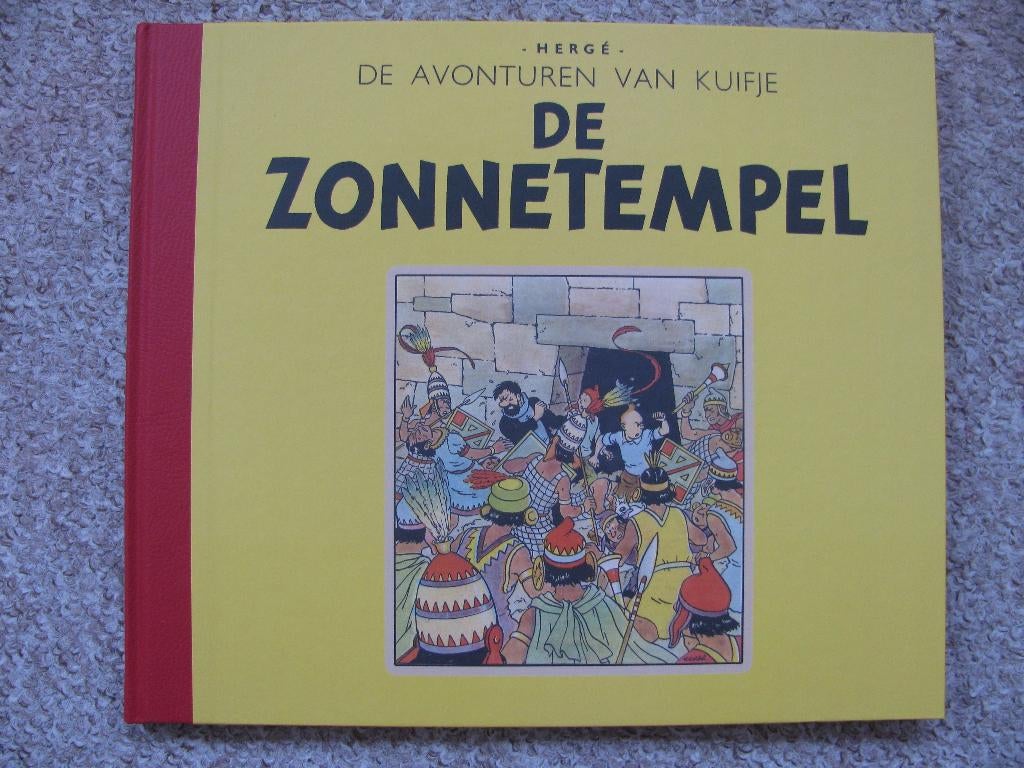 Kuifje - De Zonnetempel - oblong hardcover 2018 nr 56 van 99, Eén stripboek, Nieuw, Ophalen of Verzenden, Herge
