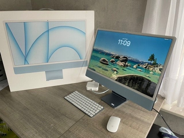 Apple iMac 24" M1 - 8 cores (2023) - nieuwstaat - in doos, Computers en Software, Apple Desktops, 256 GB, IMac, Zo goed als nieuw