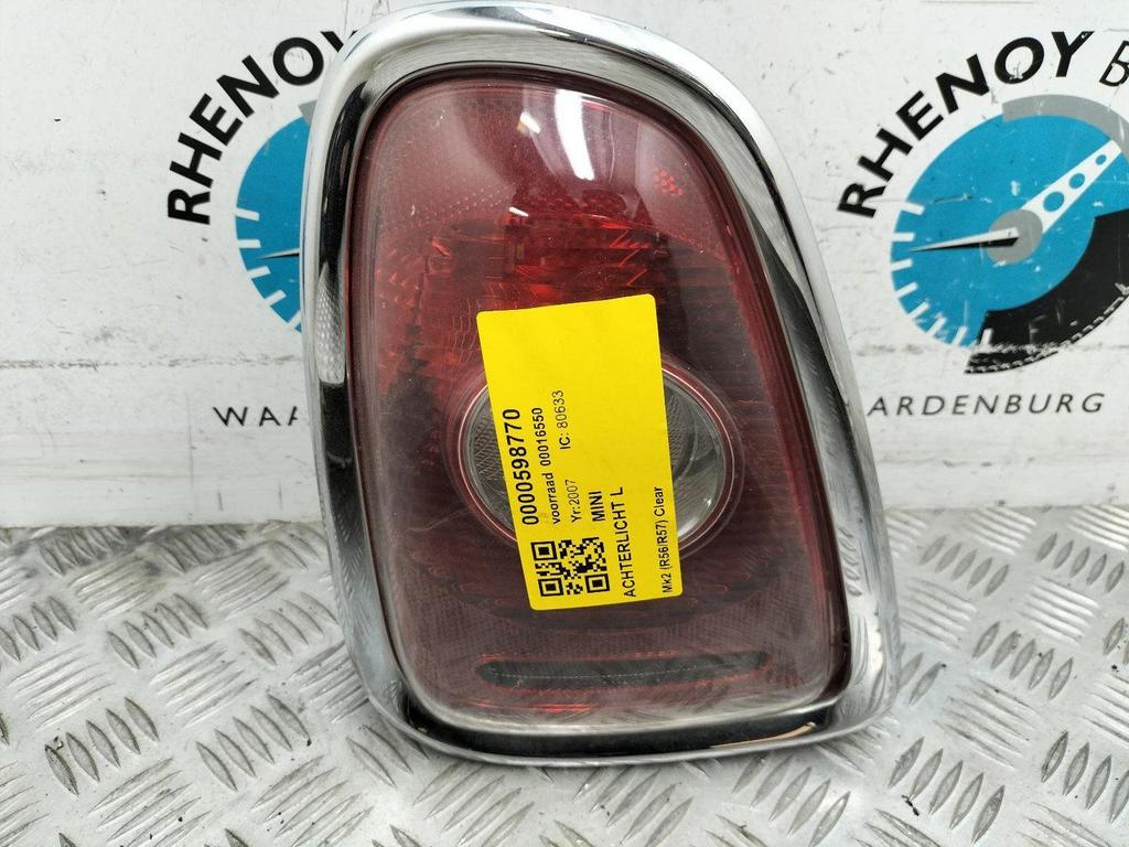 MINI (BMW) MINI R56 Mini One ACHTERLICHT L 2007, Auto-onderdelen, Ophalen of Verzenden, Gebruikt, Stiba lid