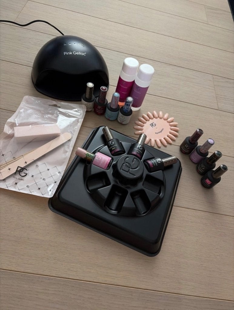 Pink Gellac set, Ophalen, Gebruikt, Overige kleuren, Accessoires