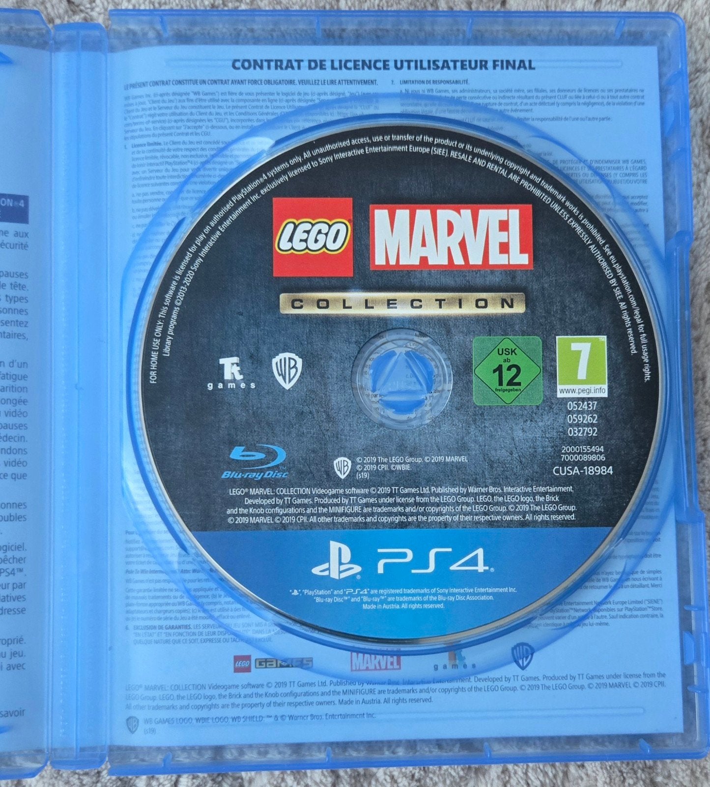 Ps4 spel lego marvel collection, Ophalen